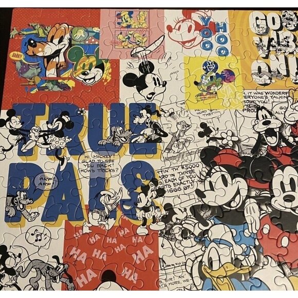 Disney Ceaco Mickey and Friends 300 Oversized Puzzle Pieces 100% COMPLETE - Picture 3 of 10